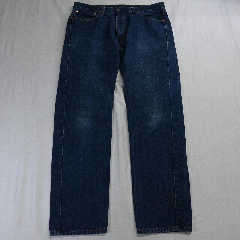 Levi's 38 x 34‎ 505 Straight Leg Dark Wash Denim Jeans